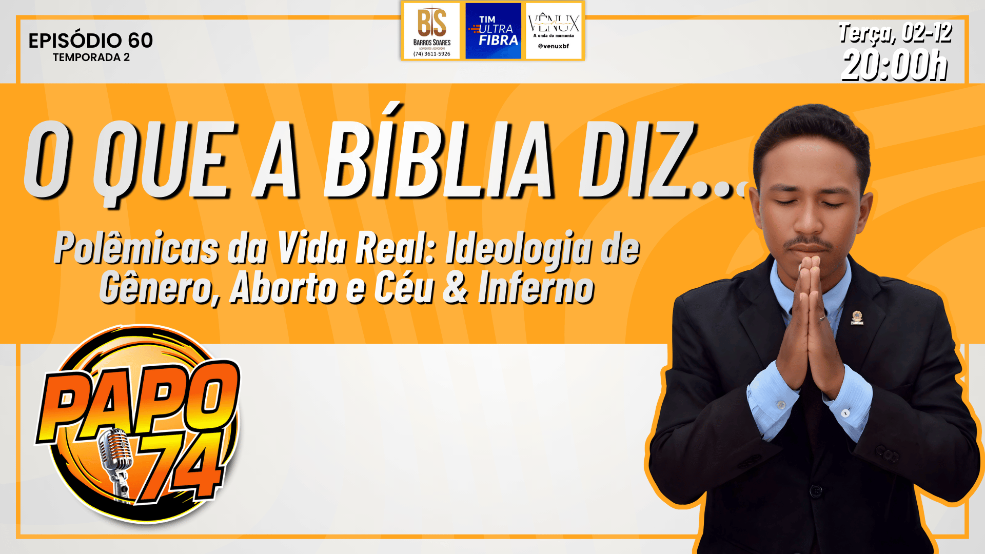 EPISÓDIO 60 – PAPO POLÊMICO E INSPIRADOR COM PASTOR JOSÉ CARLOS MARTINS