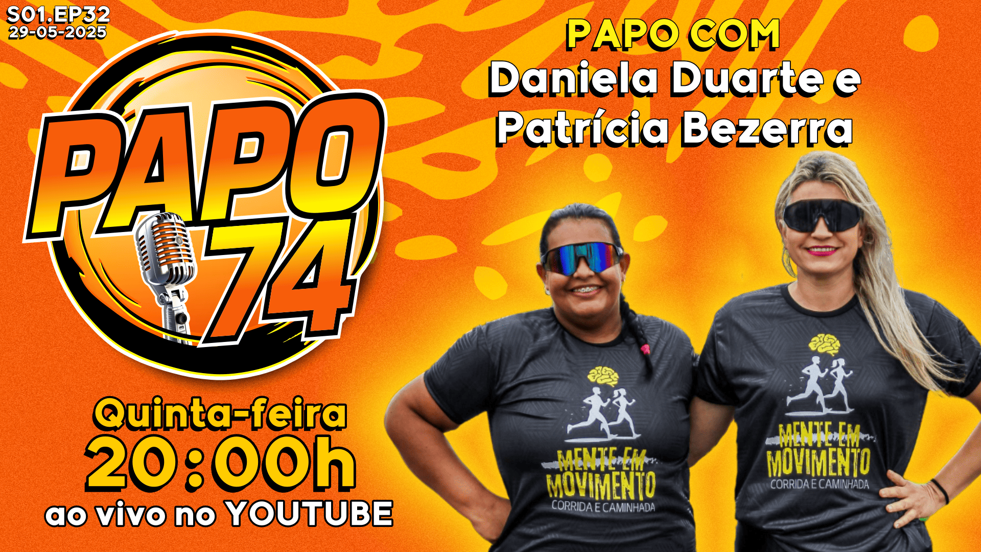 EPISÓDIO 32 – CORRIDA MENTE EM MOVIMENTO COM DANIELA E PATRÍCIA! 🏃‍♀️🔥