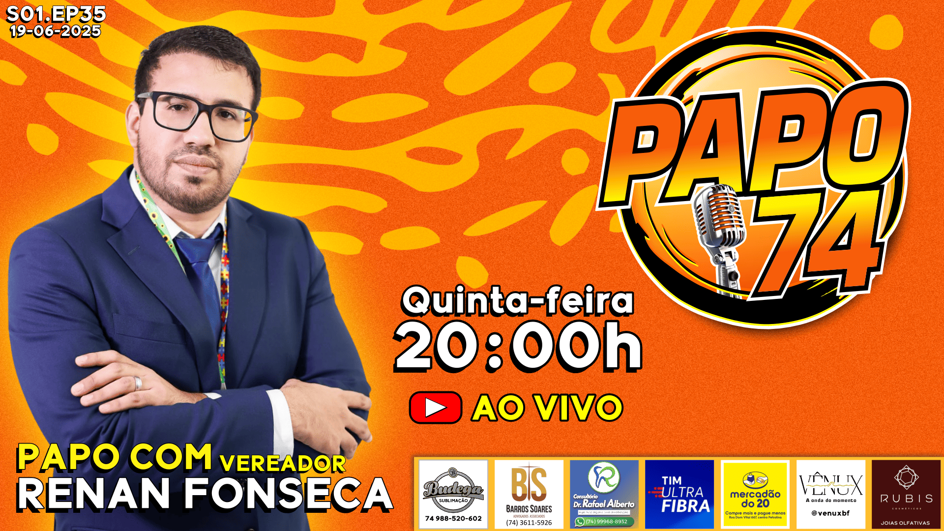 EPISÓDIO 35 – RENAN FONSECA, 1º VEREADOR AUTISTA DO NE! 🏛️💙🔥