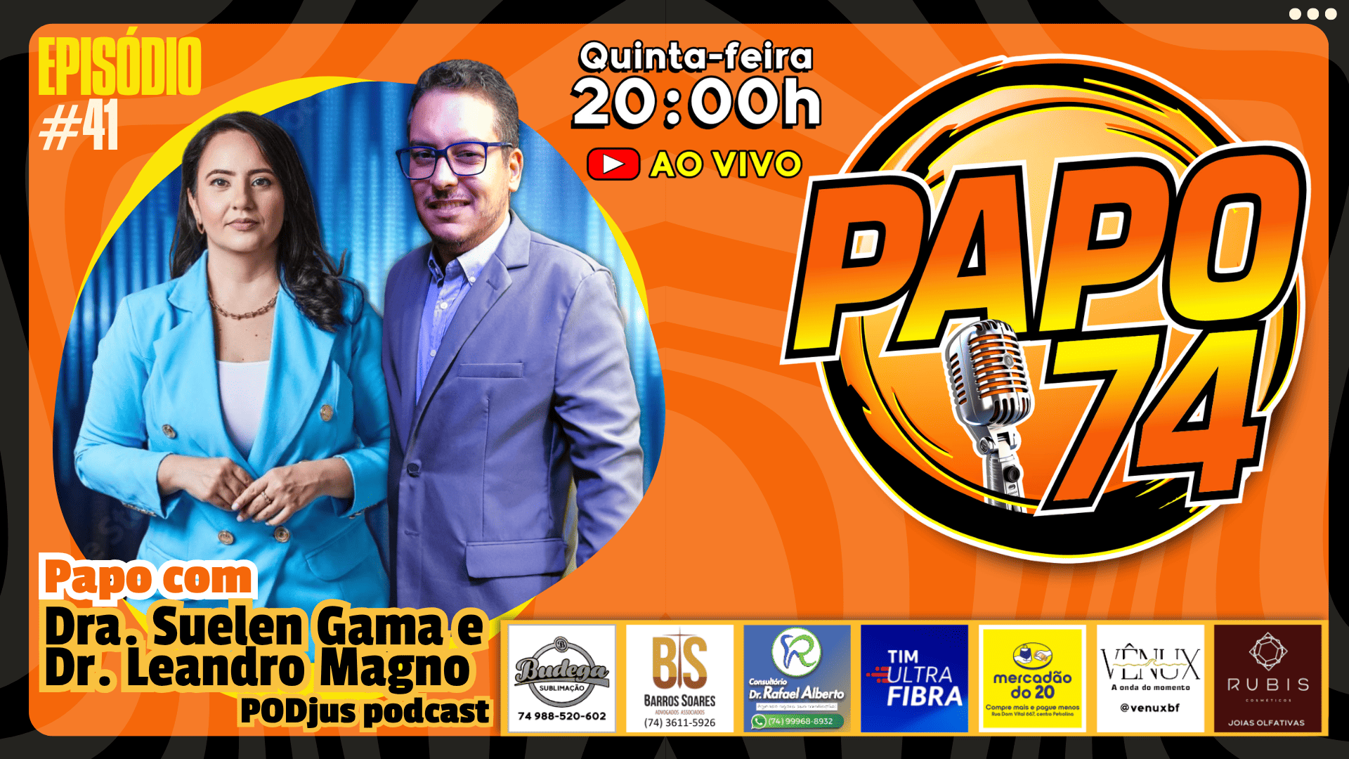 EPISÓDIO 41 – SUELEN E LEANDRO DO PODJUS É DIREITO LEVE! ⚖️🔥
