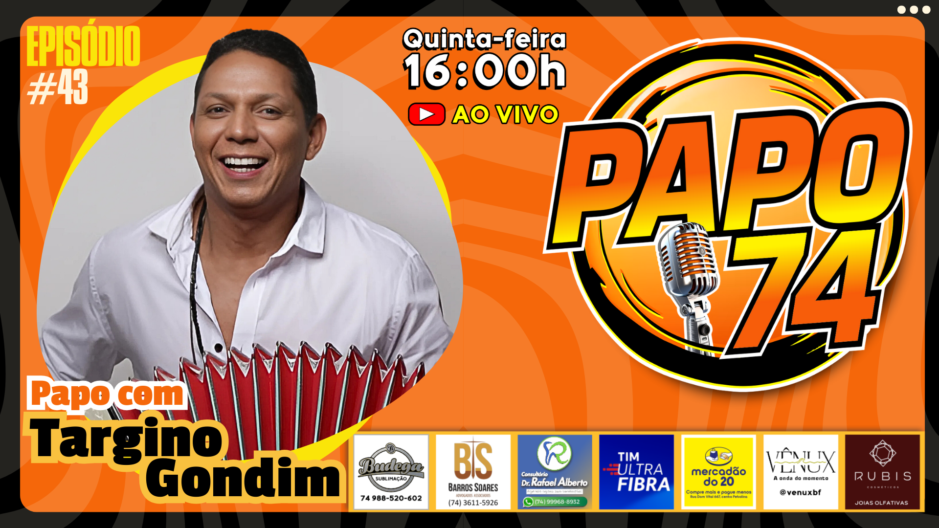 EPISÓDIO 43 – TARGINO GONDIM SOLTA O FORRÓ E A VERDADE! 🎶🔥