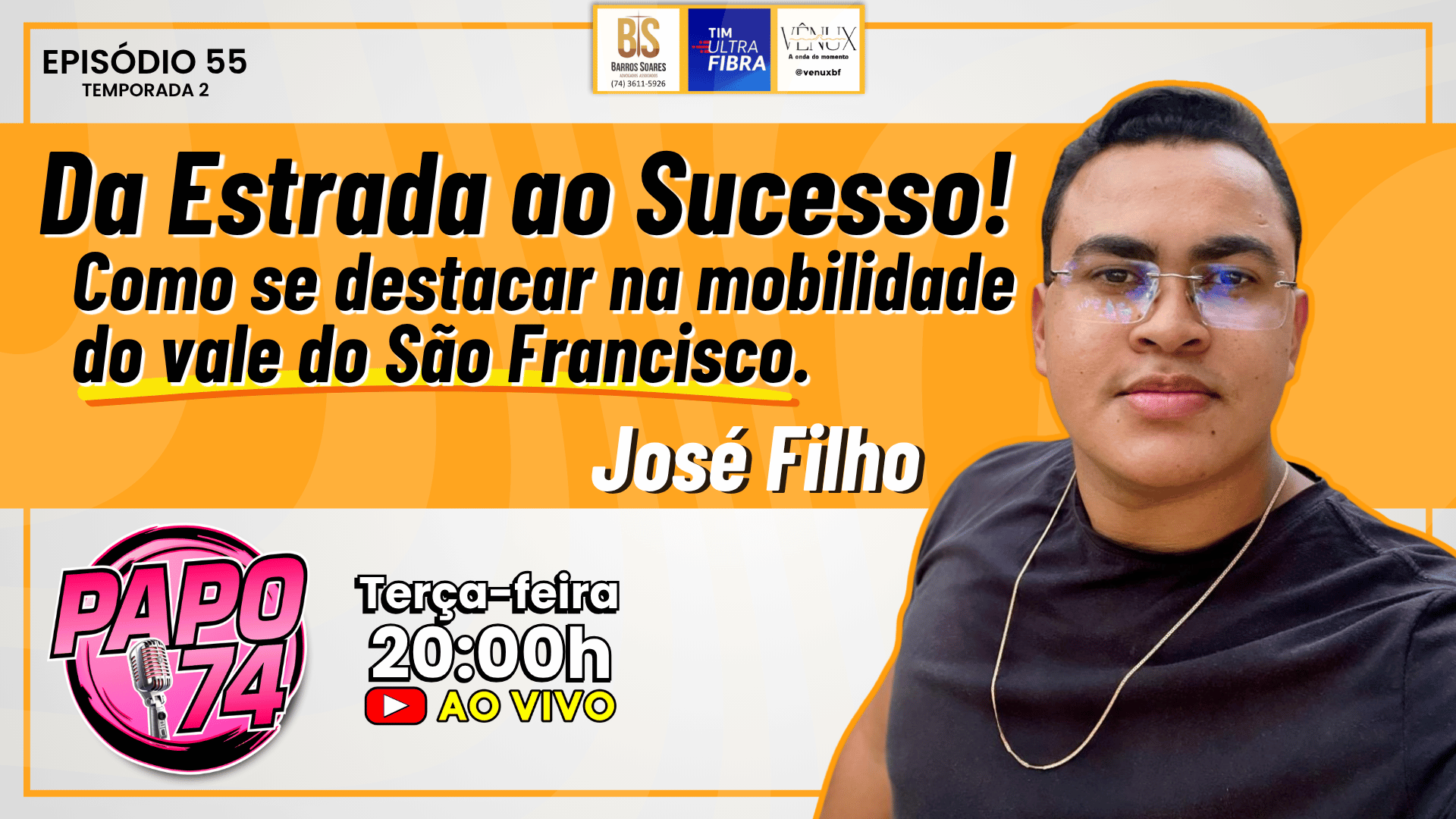 EPISÓDIO 55 – JOSÉ FILHO ELE REVOLUCIONOU A MOBILIDADE NO VALE!🚐🔥