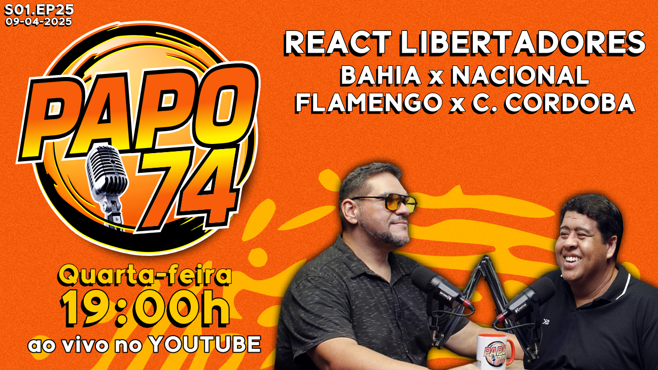 EPISÓDIO 25 – REACT LIBERTA 2025 BAHIA E FLAMENGO É CAOS! ⚽😱