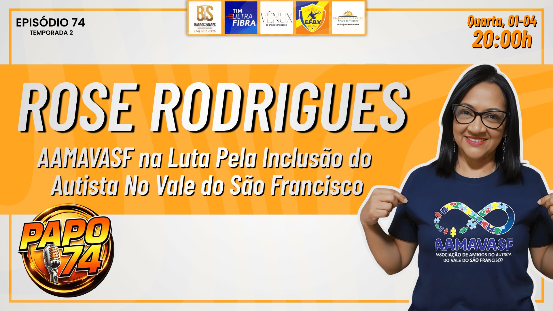 ROSE RODRIGUES, mae atipica e presidente da AAMAVASF