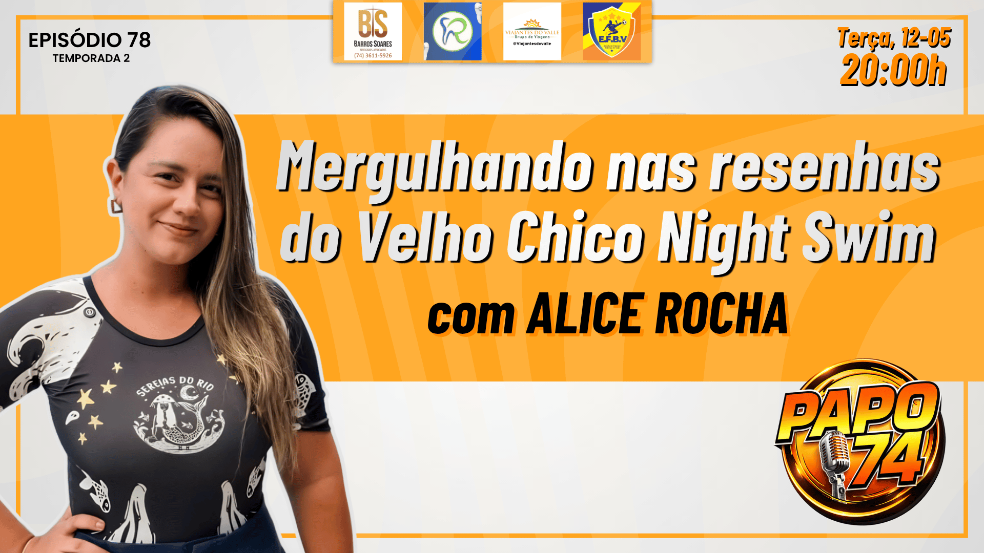 Tudo sobre a Travessia Velho Chico Night Swim com ALICE ROCHA | PAPO 74 #78