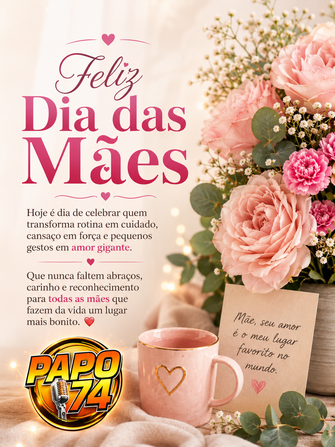 Feliz Dia das Mães 🌷